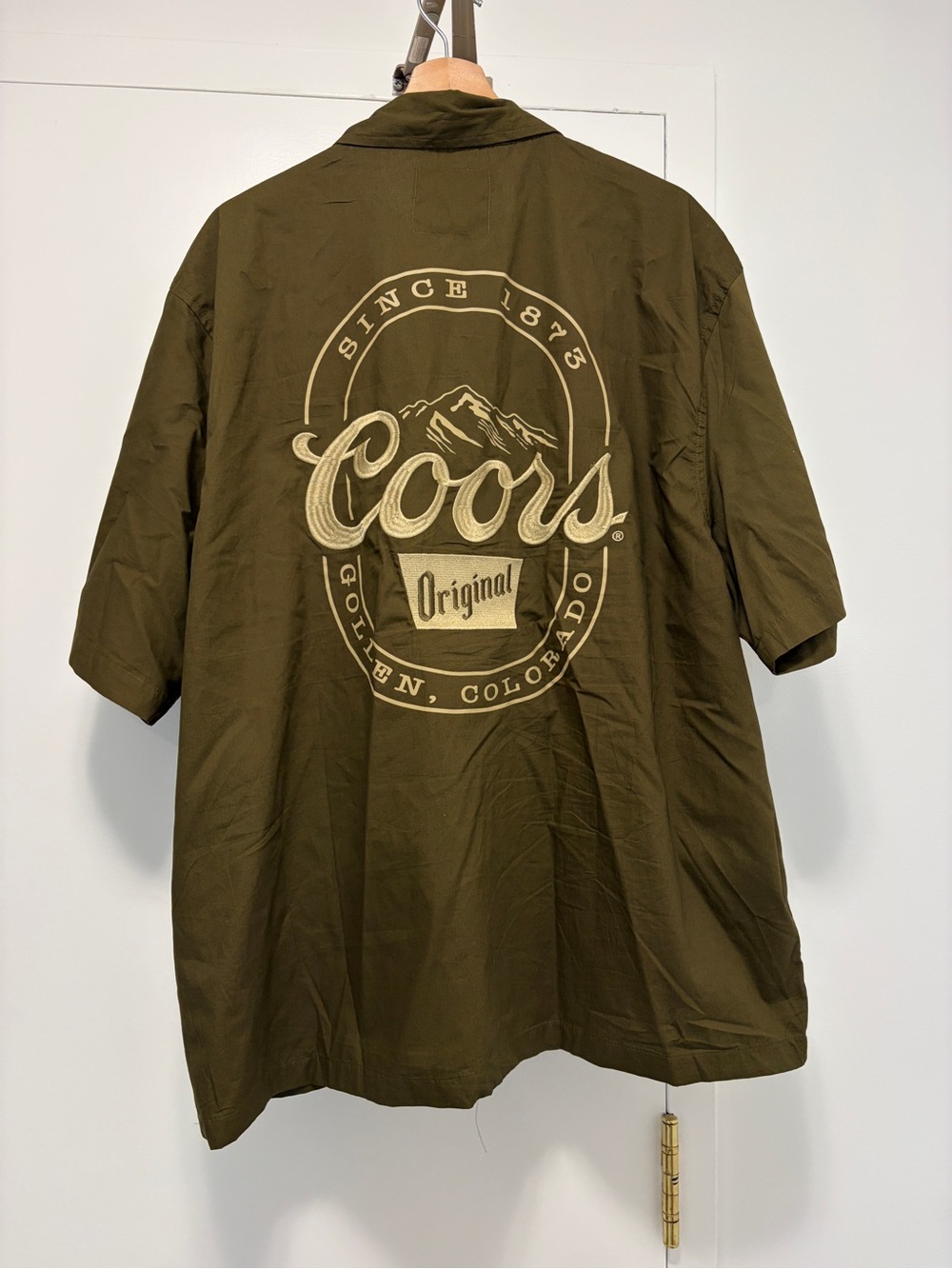 Coors Colorado Embroidered Patch Button-Up Shirt - XXL